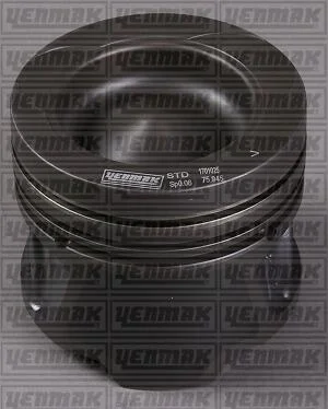 Поршень с кольцами і пальцем (розмір отв. 76,50/+0.50) RENAULT Megane 1.5dCi 02-, Kangoo 1.5DC 08- (4 цл.) (K9K 732/764/780/804/806 Euro4) дизель YENMAK 36-04181-050 (фото 1)