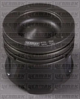 Поршень с кольцами і пальцем (розмір отв. 76,50/+0.50) RENAULT Megane 1.5dCi 02-, Kangoo 1.5DC 08- (4 цл.) (K9K 732/764/780/804/806 Euro4) дизель YENMAK 36-04181-050