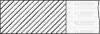 Комплект поршневих кілець (на 1 поршень) (71,01/+0.50) (1,2/1,2/2,0) AUDI A1/A3 1.2TFSI, SKODA Fabia 1.2TSI, VW Golf/Polo/ Touran 1,2TSI (Бензин, 4ц) YENMAK 91-09106-050