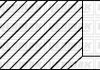 Комплект поршневих кілець (на 1 поршень) Renault 1.2 (69.5/STD) (1.2/1.5/2.5) YENMAK 91-09151-050 (фото 2)