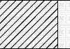 Комплект поршневих кілець RENAULT R11, R19, R21 1.7 (81.5/0.5) (1,75/2/3) YENMAK 91-09158-050 (фото 3)