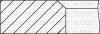 Комплект поршневих кілець (на 1 поршень) FORD FIESTA 1.25 (71.91/STD) (1.2/1.5/2.5) YENMAK 91-09432-000 (фото 1)