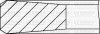 YENMAK  Комплект поршневих кілець RENAULT Master 2.5TD -98 (93/STD) (3/2/3) 91-09689-000
