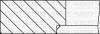 Комплект поршневих кілець FIAT DOBLO 1.4 03- (72,00/STD) (1,2/1,2/2,0) YENMAK 91-09695-000 (фото 1)