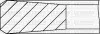 Комплект поршневих кілець (75,00/STD) (2,5/1,95/2,0) CITROEN 1.6HDI 11- YENMAK 91-09898-000 (фото 1)