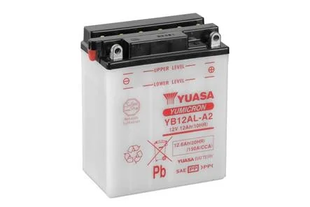 Аккумулятор МОТО Yuasa 12V 12,6Ah YuMicron Battery (сухозаряжений) YUASA YB12AL-A2