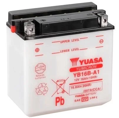 Акумулятор YUASA YB16BA1 (фото 1)