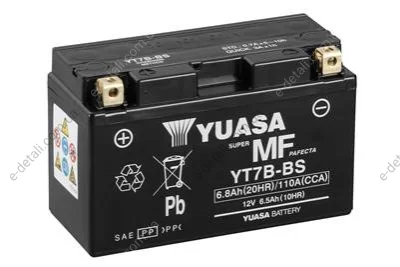 Акумулятор МОТО Yuasa YUASA YT7B-BS (фото 1)