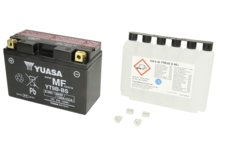 Аккумулятор МОТО 12V 8Ah MF VRLA Battery AGM YUASA YT9B-BS