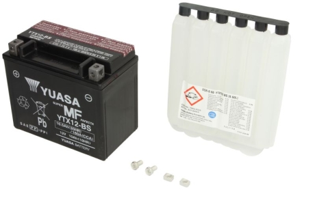 Аккумулятор МОТО 12V 10,5Ah MF VRLA Battery YUASA YTX12-BS