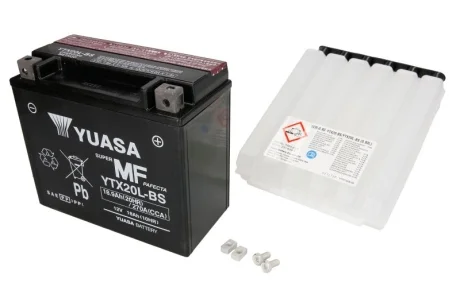 Аккумулятор МОТО Yuasa 12V 18,9Ah MF VRLA Battery YUASA YTX20L-BS