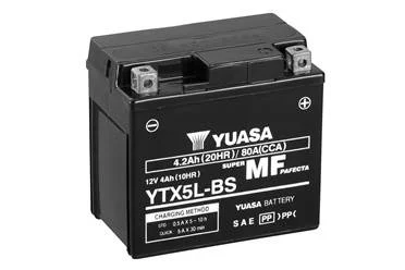 Аккумулятор МОТО Yuasa 12V 4Ah MF VRLA Battery AGM (сухозаряжений) YUASA YTX5L-BS