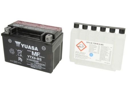 Аккумулятор МОТО 12V 8Ah MF VRLA Battery YUASA YTX9-BS