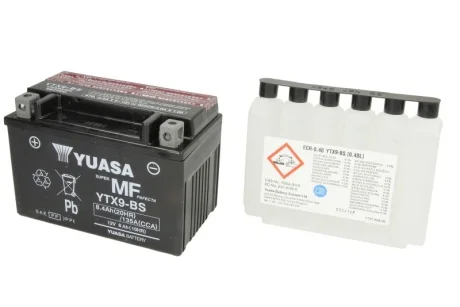 Аккумулятор МОТО Yuasa 12V 8Ah MF VRLA Battery YUASA YTX9-BS