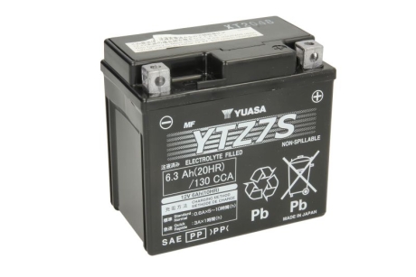 Акумулятор МОТО 12V 6,3Ah High Performance MF VRLA Battery YUASA YTZ7S