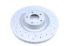Диск тормозной (передний) Audi A6/A8/VW Phaeton 04-16 (360x34) (с покрытием) (с отверстиями) (вент.) ZIMMERMANN 100.3305.52 (фото 5)