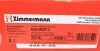 Диск тормозной (задний) Audi A6 04-12 (302x12) (с покрытием) (с отверстиями) (полный) ZIMMERMANN 100.3320.52 (фото 5)