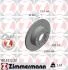 Диск тормозной (задний) Audi A6 97-05 (255x10) (с покрытием) (полный) ZIMMERMANN 100.3322.20 (фото 1)