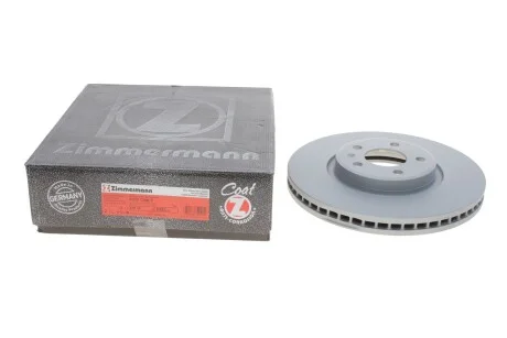 Диск тормозной (передний) Audi A4/A5/A6/A7/Q5 07-17 (320х30) (с покрытием) (вентилируемый) ZIMMERMANN 100.3355.20