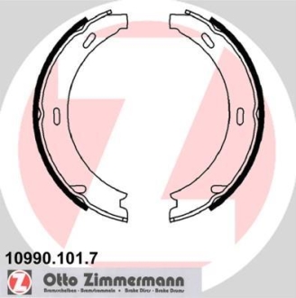 Комплект гальмівних колодок ZIMMERMANN 10990.101.7 (фото 1)