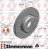 Диск тормозной (передний) BMW 1 (F20)/3 (F30/F80)/4 (F32/F82) 11- (370x30) (с покрытием) (вент.) ZIMMERMANN 150.2905.20 (фото 1)