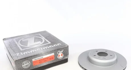 Диск тормозной (задний) BMW 3 (F30/F80/F34) 11- (345x24) (с покрытием) (вентилируемый) ZIMMERMANN 150.2919.20