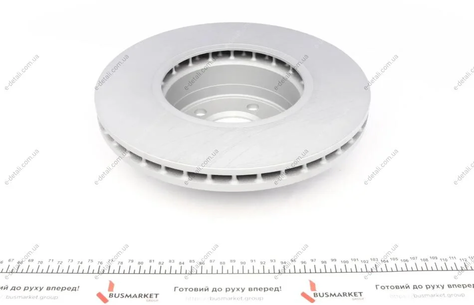 Диск тормозной (передний) BMW 7 (E65/66/67) 3.0-4.0i 01-09 (324x30) (с покрытием) (вент.) ZIMMERMANN 150.3407.20 (фото 1)