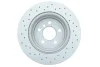 Диск тормозной (задний) BMW X5 (E70/F15) 07-/X6 (F16) 09- (320x20) (с покрытием) (с отверст) (вент.) ZIMMERMANN 150.3450.52 (фото 2)