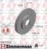 Диск тормозной (передний) Nissan Almera/Primera/X-Trail 01-13 (280x28) (с покрытием) (вентилируемый) ZIMMERMANN 200.2515.20 (фото 1)