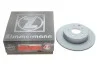 Диск тормозной (задний) Nissan Leaf 10-/Juke 14-/Qashqai 10-/X-Trail 01-13 (292x16) (с покр.)(вент.) ZIMMERMANN 200.2523.20 (фото 2)