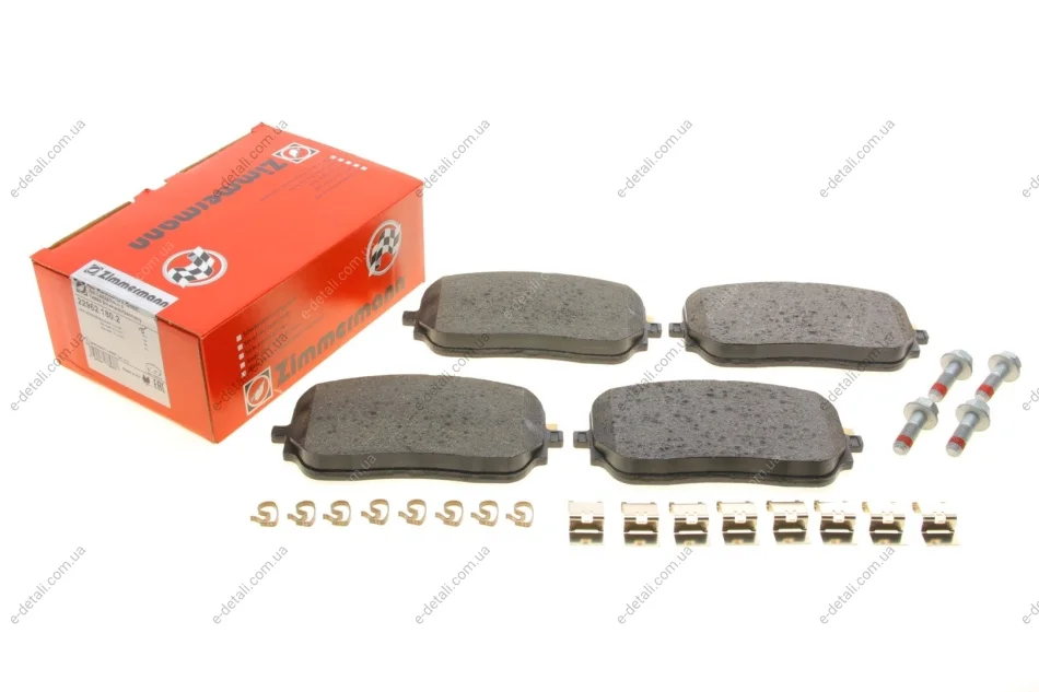 Колодки тормозные (передние) MB GLE (V167/X167) 18- (с винтами тормозных сателлитов) ZIMMERMANN 22962.180.2 (фото 1)