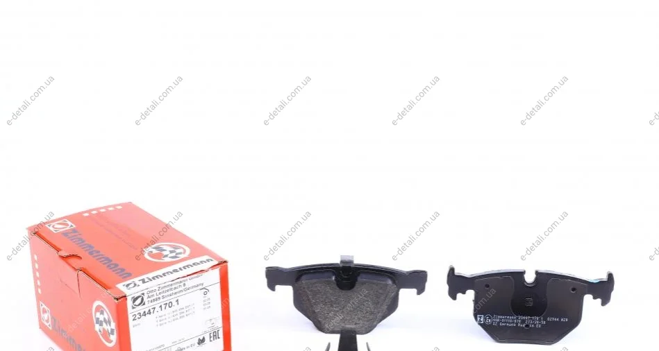 Колодки тормозные (задние) BMW 7 (E65/E66/E67) 01-09 (Ate-Teves) ZIMMERMANN 23447.170.1 (фото 1)