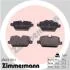 Колодки тормозные (задние) BMW 3 (E90/E92) 04-11/1 (E81/82/87) 03-13 (Lucas-Girling) ZIMMERMANN 23623.170.1 (фото 1)