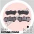 Колодки гальмівні (передні) Porsche Cayenne/VW Touareg 02-10 (Brembo) (190.2x99,5x16.5) ZIMMERMANN 23692.165.1 (фото 1)
