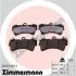 Колодки тормозные дисковые ZIMMERMANN 23693.965.1 (фото 1)