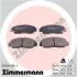 Колодки тормозные (передние) Honda Accord/Civic 00- (Sumitomo) (149x60x18) R15 ZIMMERMANN 23729.155.1 (фото 1)