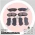 Колодки гальмівні (передні) Subaru Forester/Legacy 02-09 (Sumitomo) ZIMMERMANN 23865.180.1 (фото 1)