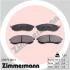 Колодки гальмівні дискові, к-кт ZIMMERMANN 238791601 (фото 1)