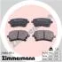 Колодки тормозные (задние) VW T5 03-15 (Lucas-Girling) ZIMMERMANN 23882.175.1 (фото 1)