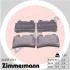 Колодки тормозные (задние) VW Touareg 02-10 (Brembo) ZIMMERMANN 24097.170.1 (фото 1)