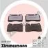 Колодки тормозные (передние) VW Touareg 02- (Brembo) (с низким производством пыли) ZIMMERMANN 24098.970.1 (фото 1)