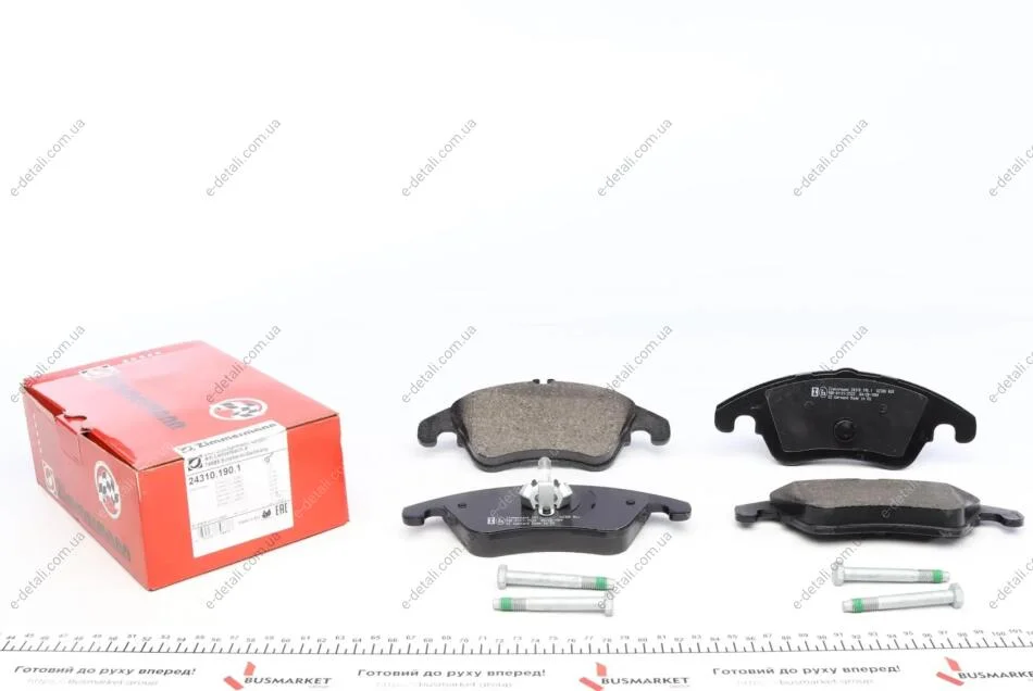 Колодки тормозные (передние) MB C-class (W204/C204)/E-class (C207/A207) 07- (Lucas) ZIMMERMANN 24310.190.1 (фото 1)
