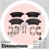 Колодки тормозные дисковые ZIMMERMANN 24391.160.2 (фото 1)