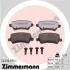 Колодки тормозные дисковые ZIMMERMANN 24496.970.1 (фото 1)