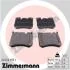 Колодки тормозные (передние) BMW X5 (E70)/X6 (E71/E72) 06- (Brembo) ZIMMERMANN 24524.195.1 (фото 1)