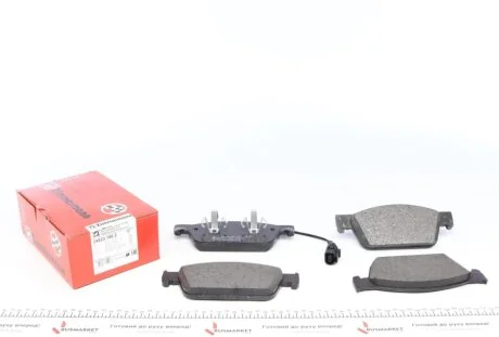 Колодки тормозные (передние) VW T5 03-/T6 15- (Ate) (с датчиком) ZIMMERMANN 24623.180.2