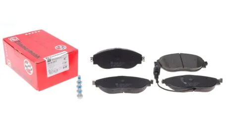 Колодки тормозные (передние) Audi A3/Skoda Octavia III/VW Passat/Golf 13- (TRW) (с датчиком) ZIMMERMANN 24738.200.2