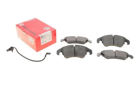 Колодки тормозные (передние) Audi A4 07-18/A5 07-/Q5 13-17 (+датчик) (Lucas/TRW) ZIMMERMANN 24743.190.3