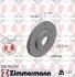 Диск тормозной (передний) Ford Fiesta 08- (258x23) (с покрытием) (вентилируемый) ZIMMERMANN 250.1363.20 (фото 1)