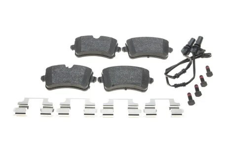 Колодки тормозные (задние) Audi A8 09- / A7 Sportback 13-18 (Lucas) (с датчиками) ZIMMERMANN 25214.175.6